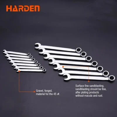 21mm Combination Spanner for Providing Grip and Tighten or Loosen Fasteners Harden Brand 541121– fixit.com.bd