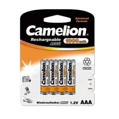 1.2V AAA 1000MAH Size Rechargeable Battery Camelion Brand