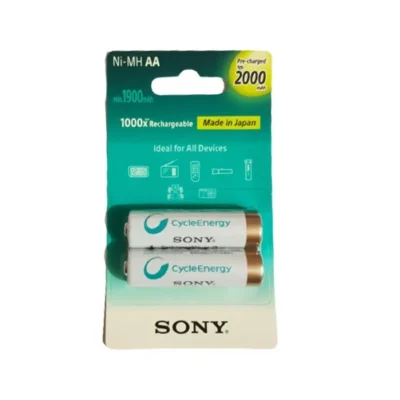 2000 mAH AA Size Rechargeable Battery Sony Brand