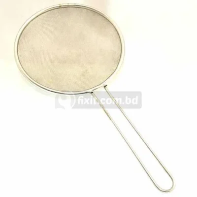 10 Inch Stainless Steel Strainer Frying Basket Net with Silver Lining – For French Fries