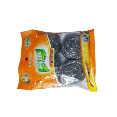 4 Pieces Stainless Steel Dish Scourers Wool Scrubber