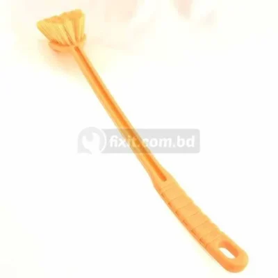 Orange Color Toilet Commode Brush with Plastic Bristle