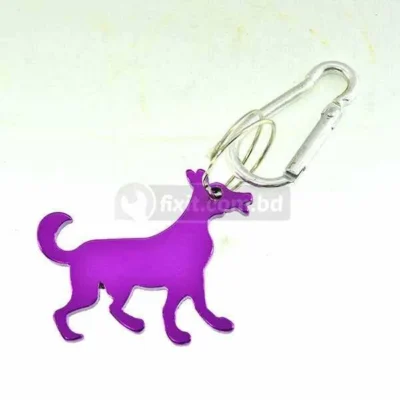Metal Pet Dogs Key Holder Puppy Key Ring