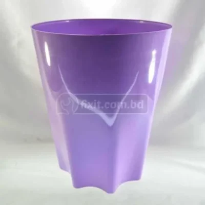 Purple Color Plastic Kitchen Dustbin Simple design