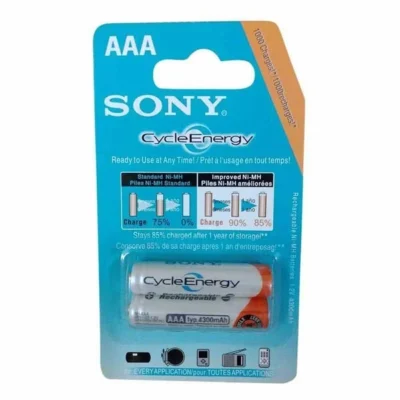 SONY Cycle Energy AAA 4300mAh 1.2V Rechargeable Battery – fixit bd