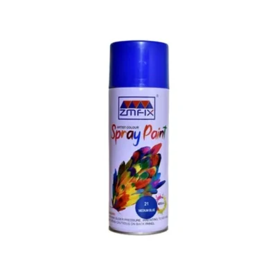 400ml Medium Blue Color Spray Paint Zmfix Brand