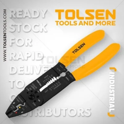 215mm- 8.5″ Wire Stripping And Crimping Pliers Tolsen Brand 38052