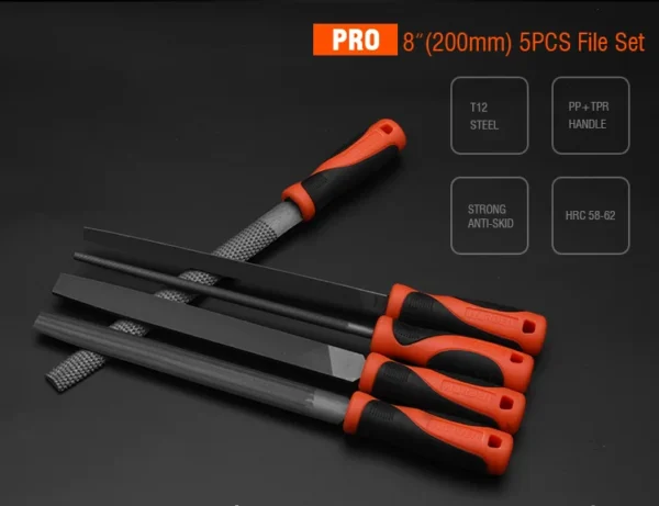 Hard File Set 5pcs File Set Harden Brand - Best Price in BD - fixit.com.bd