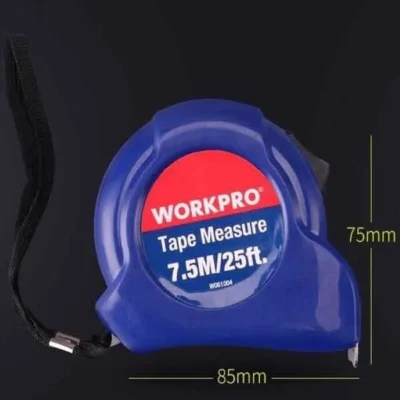 3M(10FT)Plastic Tape Measure ( Self Lock ) Workpro Brand