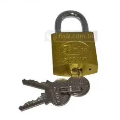 32mm 3 Keys Gold Color Pad Lock Baihe Brand