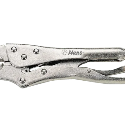 7 inch Curved Jaw Locking Pliers with Wire Cutters Hans Brand 1805-07