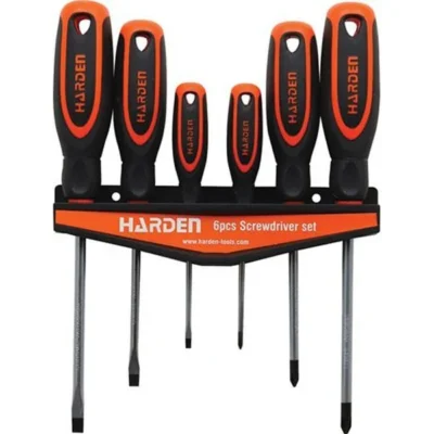 6Pcs Industrial Screwdriver Set Harden Brand 550396