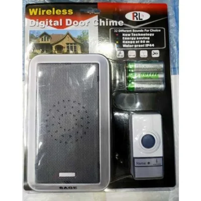 Digital Wireless Door bell Malaysia Brand Easy Installation with 3pcs AA Batteries
