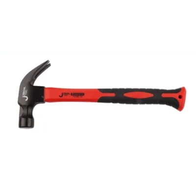16 OZ Carbon Steel Claw Hammer With Rubber Handle JETECH Brand HCMP-16