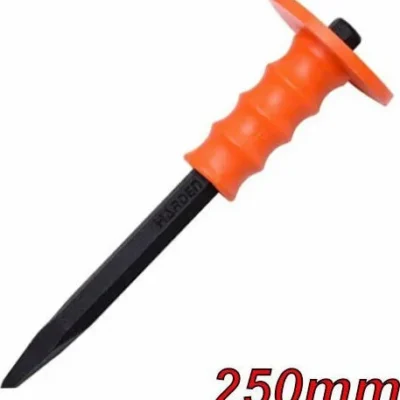 4x16x250mm Pointed Cold Chisel For Cutting Hard Materials Like Metal or Masonry Harden Brand 610812 – fixit.com.bd
