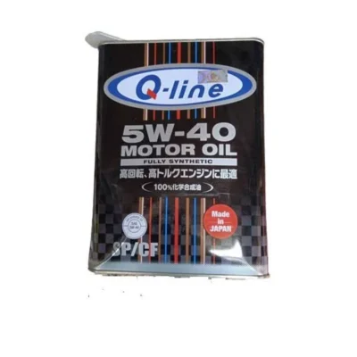 High Quality Engine Oil For Gasoline Engine 5w-40 SP/CF ( Synthetic Oil) Q-LINE Brand JAPAN