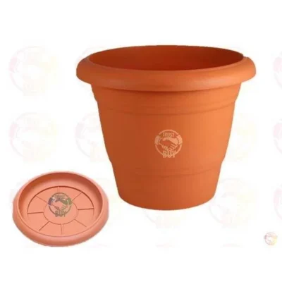 4 inch Plastic Eco Planter with tray for Tree