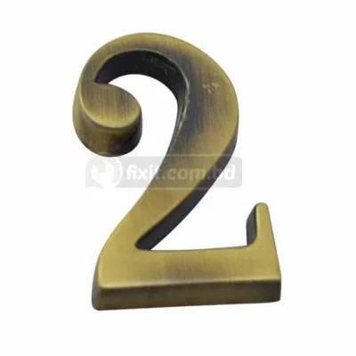 Metal Antique Brass All Numbers for Numbering Doors & Walls
