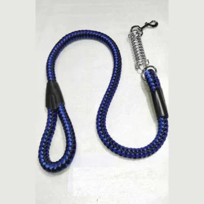 Blue & Black Color Pet Dog belt With Chain