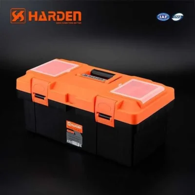 (35.5 X 18 X 18.5 cm) Heavy Duty Plastic Tool Box Harden Brand 520301