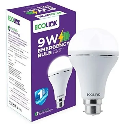 9-Watts White Ecolink LED Cool Day Light Bulb B22 Philips Brand
