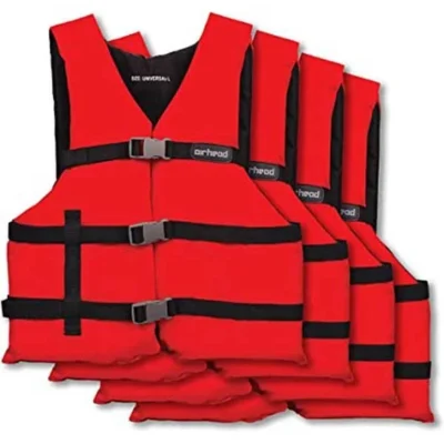 Red Color Heavy Life Jacket – Personal Flotation Device