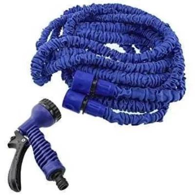 150FT Retractable Expandable Flexible Magic Hose Pipe For Water Watering Garden Hose With Valve+ Spray