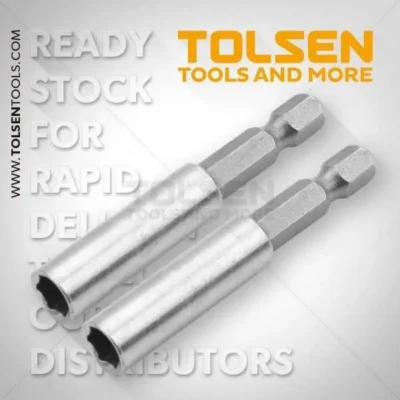 60mm 2PCS Screwdriver Bit Holder Set Tolsen Brand 77961