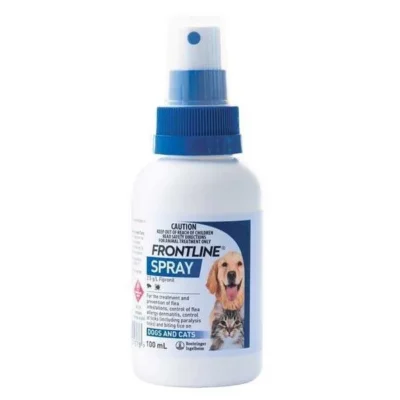 100ml Frontline Spray – Flea & Tick Control for Cats & Dogs