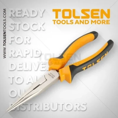 200mm- 8 Inch Long Nose Pliers Tolsen Brand 10007