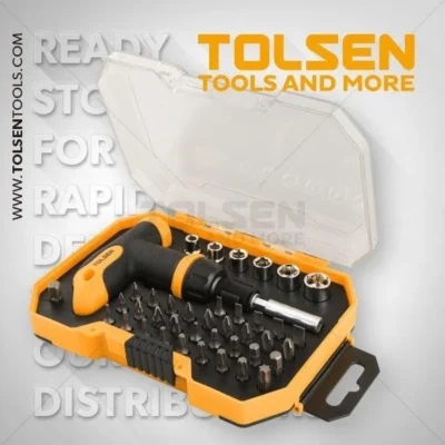 41Pcs Bits and Sockets Set Tolsen Brand 20036