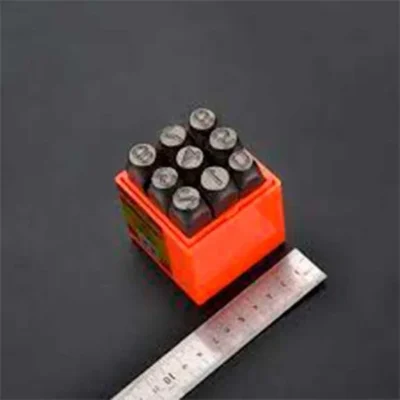 10mm – 9pcs Number Punch Set for Marking Metals And Other Hard Materials Harden Brand 610859