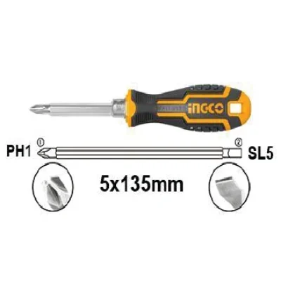 Electric 2 IN 1 5 inch screwdriver Set Ingco Brand AKISD0203