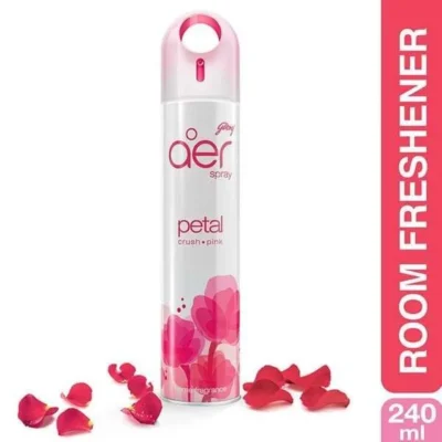 240ml Petal Crush Pink Air Freshener Godrej Aer Spray