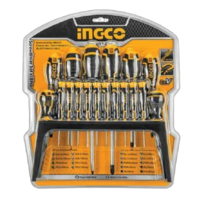 18 Pcs Precision Screwdriver Set Ingco Brand HKSD1828