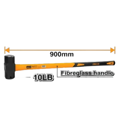 10lb 5kg Fiber Handle Sledge Hammer Ingco Brand HSM01498