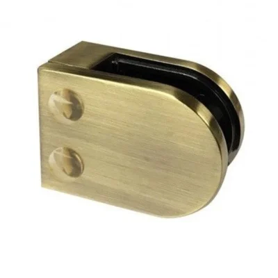 Glass Clamp 63x45mm Zinc Antique Brass Flat 10mm