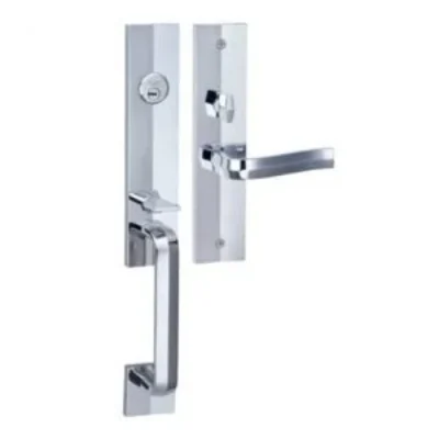Stainless Steel Yale M8773 F1 Entrance Door Handle Set