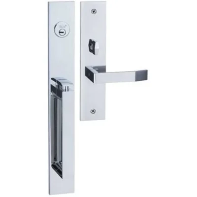 High Security Stainless Steel Elegance Style 2 Entrance Door Handle Lock Yale Brand M8773 D3 M8773 D3 CP
