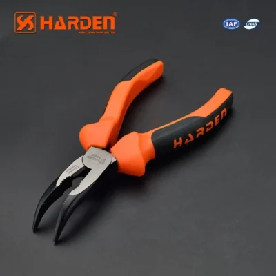6″ Bent Nose Pliers for Getting Into And Gripping Hard To Reach Places Harden Brand 560231