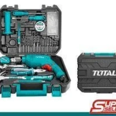 680W Hammer Drill Machine Total Brand with 115 Pieces Accessories THKTHP1152