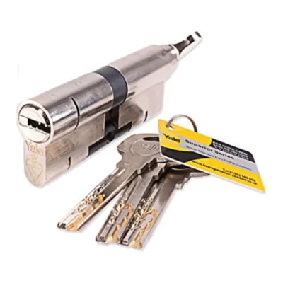Yale 500 Series Euro Double Cylinder, 100mm 5p 3 Keys, Sn Blister Pack (jx)