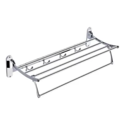 New SUS304 Double Towel Bar Brushed Rack