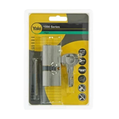 Yale 1000 Series Double Cylinder 60mm Dp,dimple Key, Sn Blister Pack (jx)