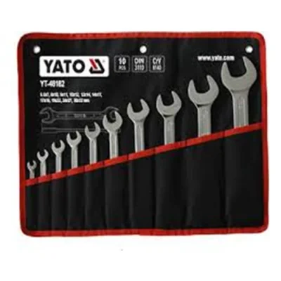 5.5-32mm, 10Pcs Double Open End Spanner Set Yato Brand YT-48182