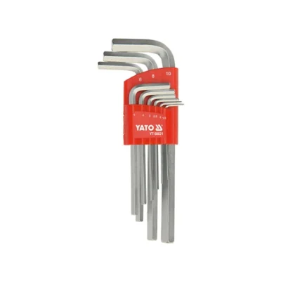 1.0-10 mm 9 Pcs Hex key Set Yato Brand YT-58821