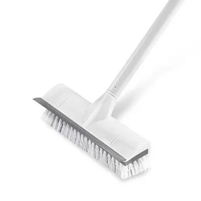 Long Stainless Steel Handle Floor Brush with Wiper