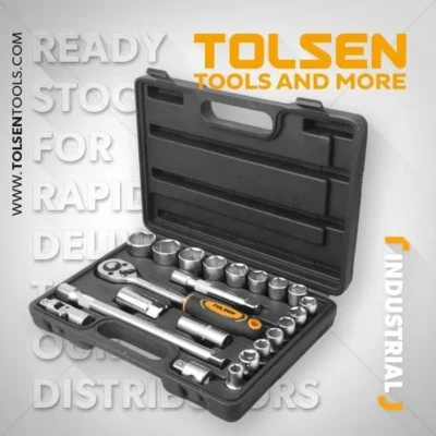 22Pcs 1/2″ Socket Set Tolsen Brand 15139