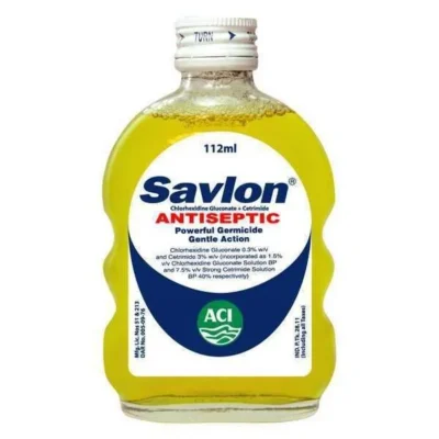 112ml ACI Savlon Antiseptic Liquid Bottle
