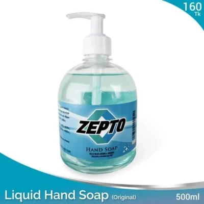 Liquid Hand Soap Zepto Brand Antibacterial Antiviral – 500ml (Original)